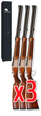 Оружейные сейфы для 3 ружей (на три ружья/ствола)