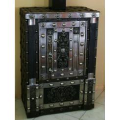 Антикварный сейф 1860 года с секретами и 4 ключами, Италия